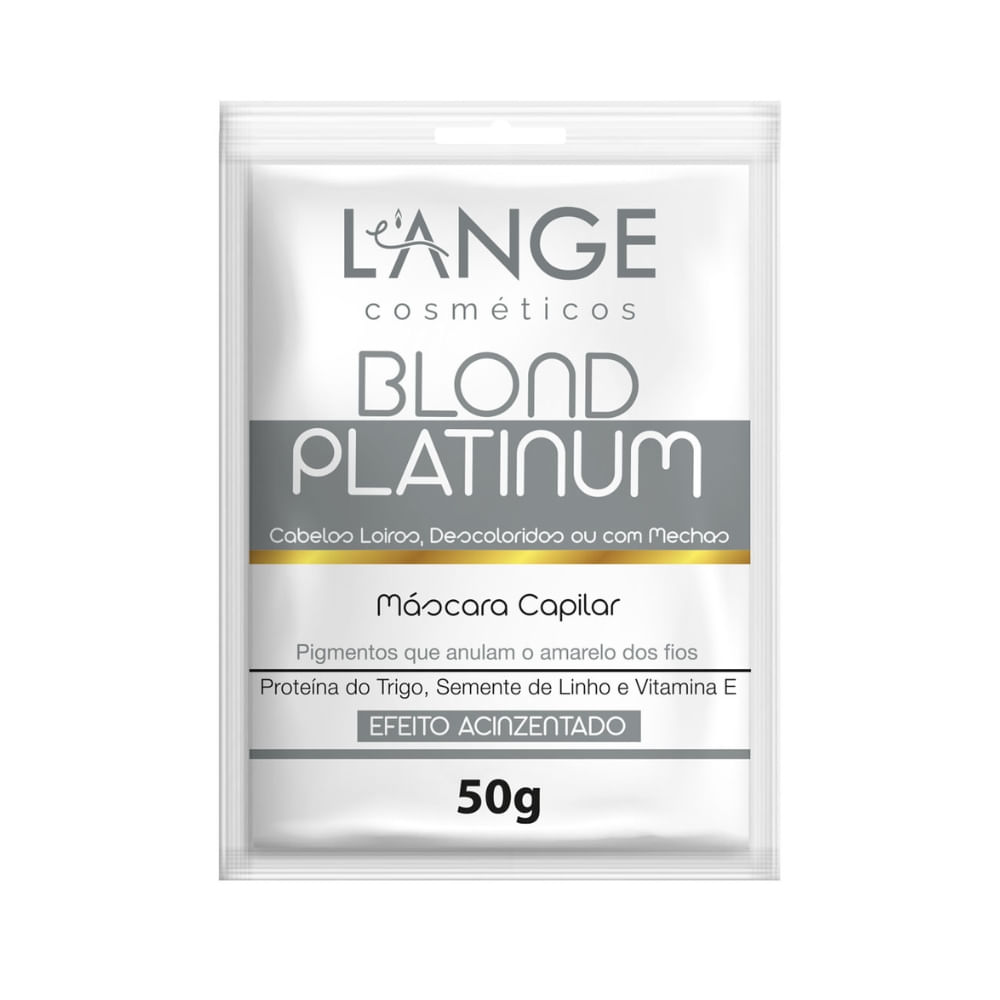 Sache Máscara Le Ange Blond Platinum 50g