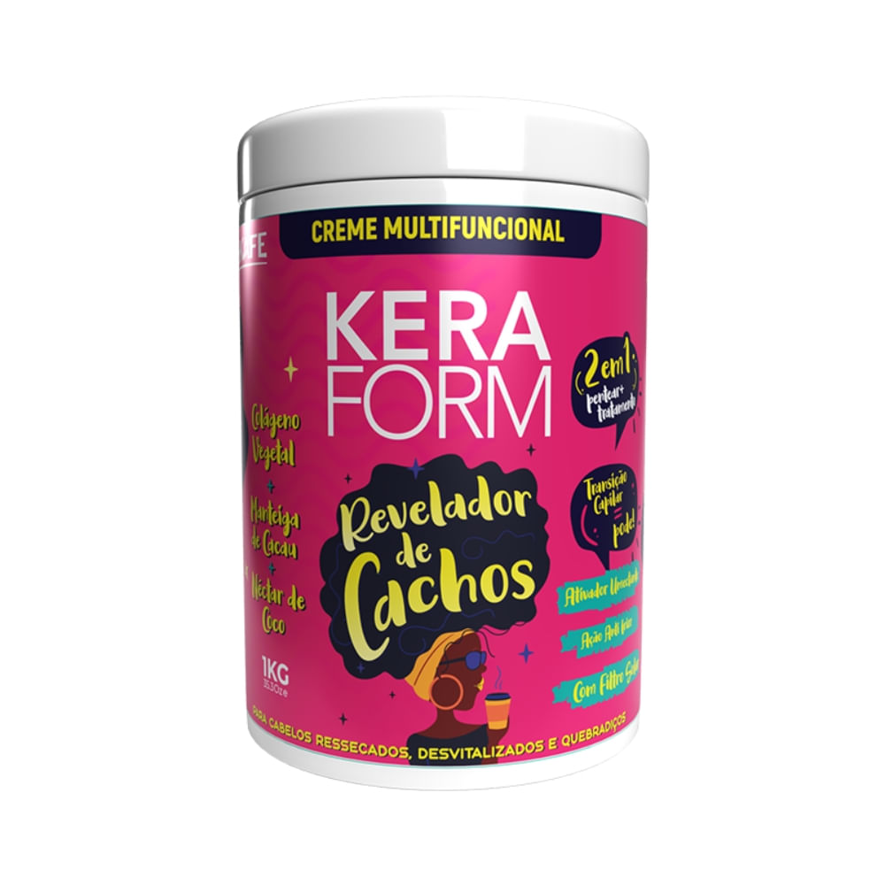 Creme Keraform Revelador De Cachos 1kg