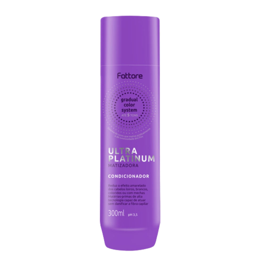 Condicionador Fattore Ultra Platinum 300ml