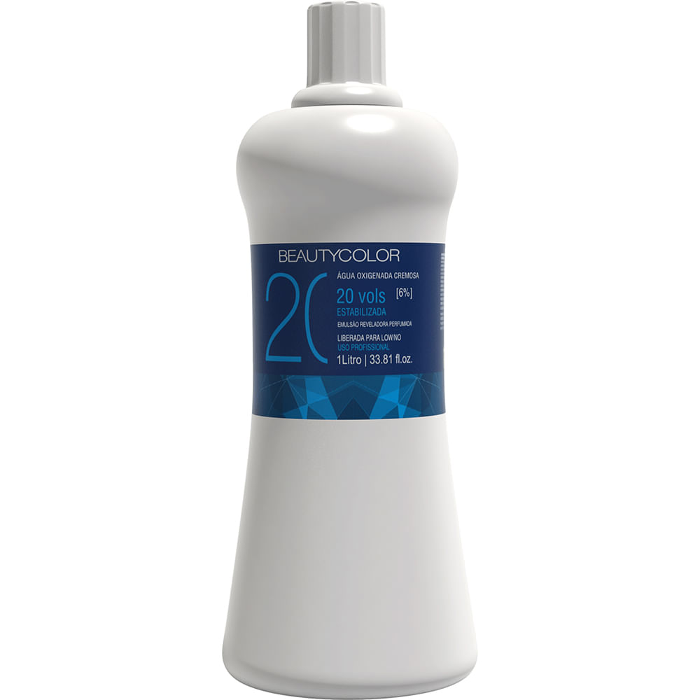 Água Oxigenada Cremosa Bela&Cor 20 Vol 1 L