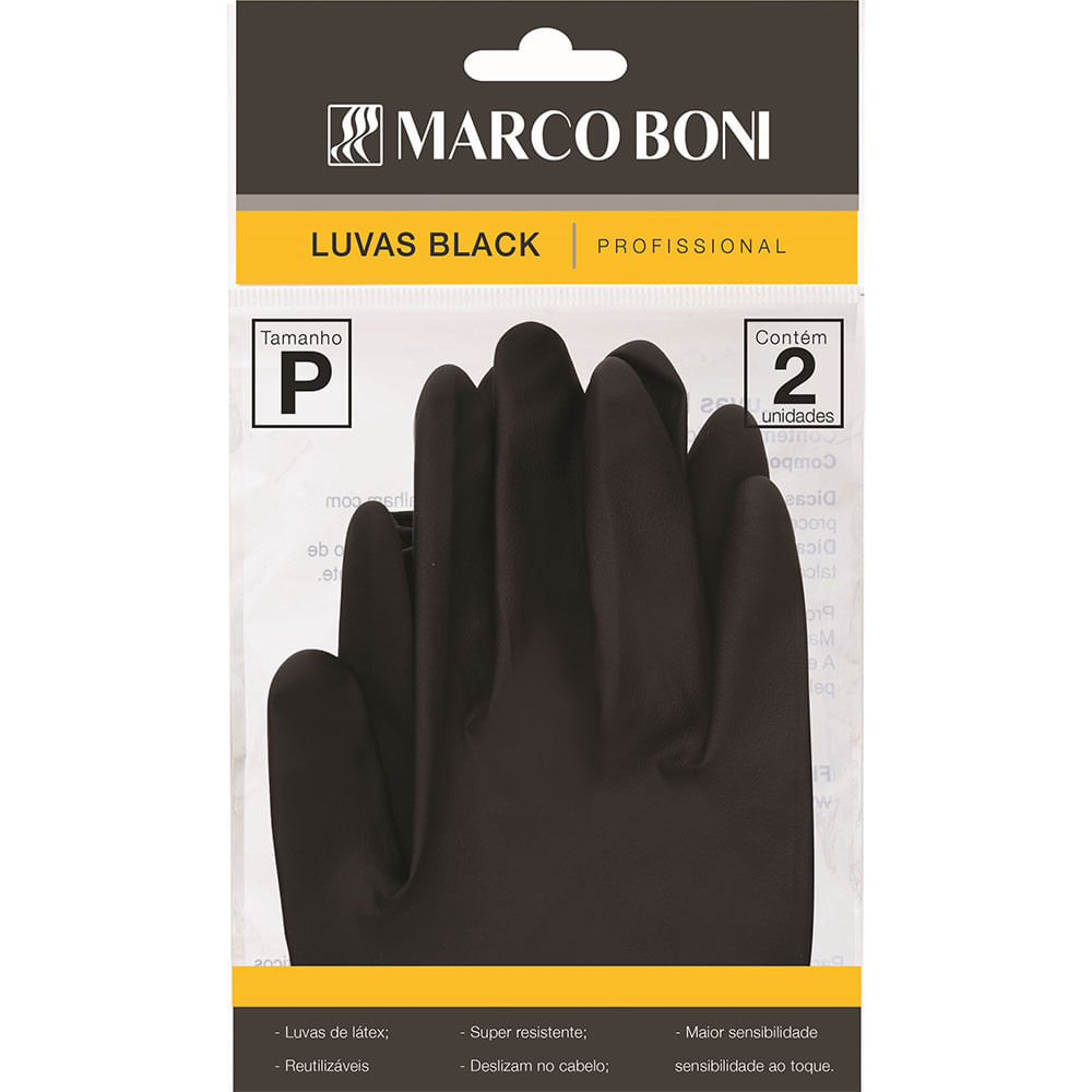 Luva Marco Boni Black P 2un