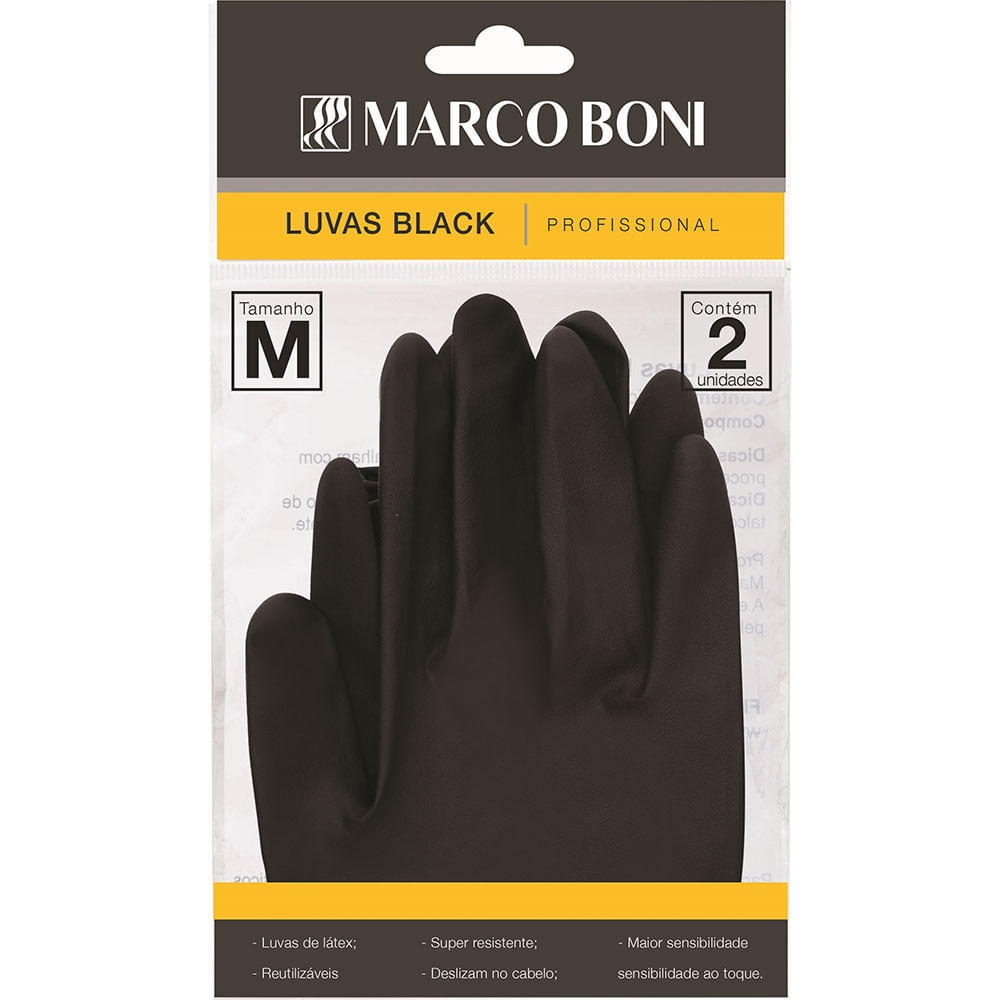 Luva Marco Boni Black M 2un