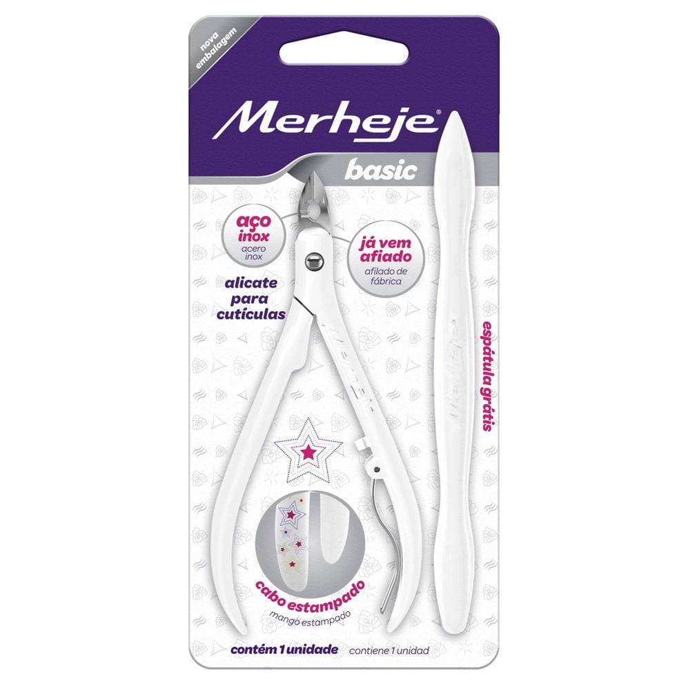 Alicate para Cutículas Merheje Basic Estrela