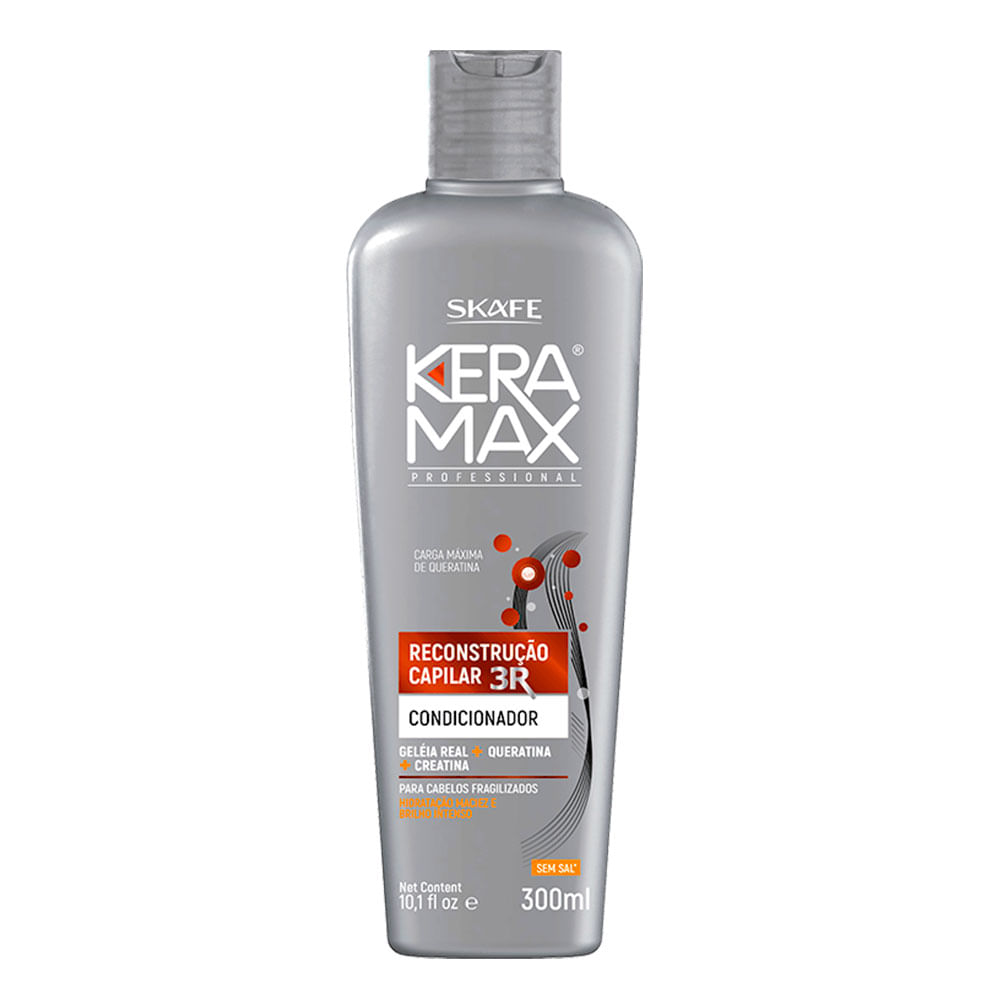 Condicionador Reconstrutor Capilar 3r Keramax 300ml