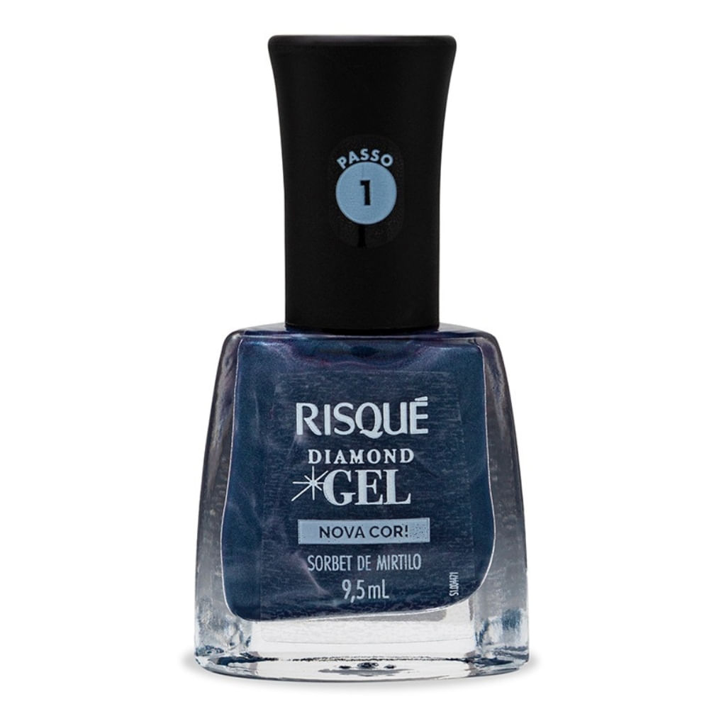 Esmalte Risqué Diamond Gel Sobert De Mirtilo