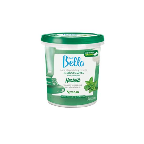 CERA-DEPILBELLA-HIDRO-POTE-1300G-HORTELA