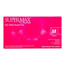 LUVA-SUPERMAX-NITRILO-PINK-C-100-TAM-M