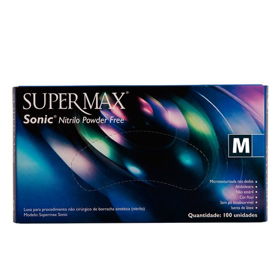 LUVA-SUPERMAX-NITRILO-SONIC-C-100-TAM-M