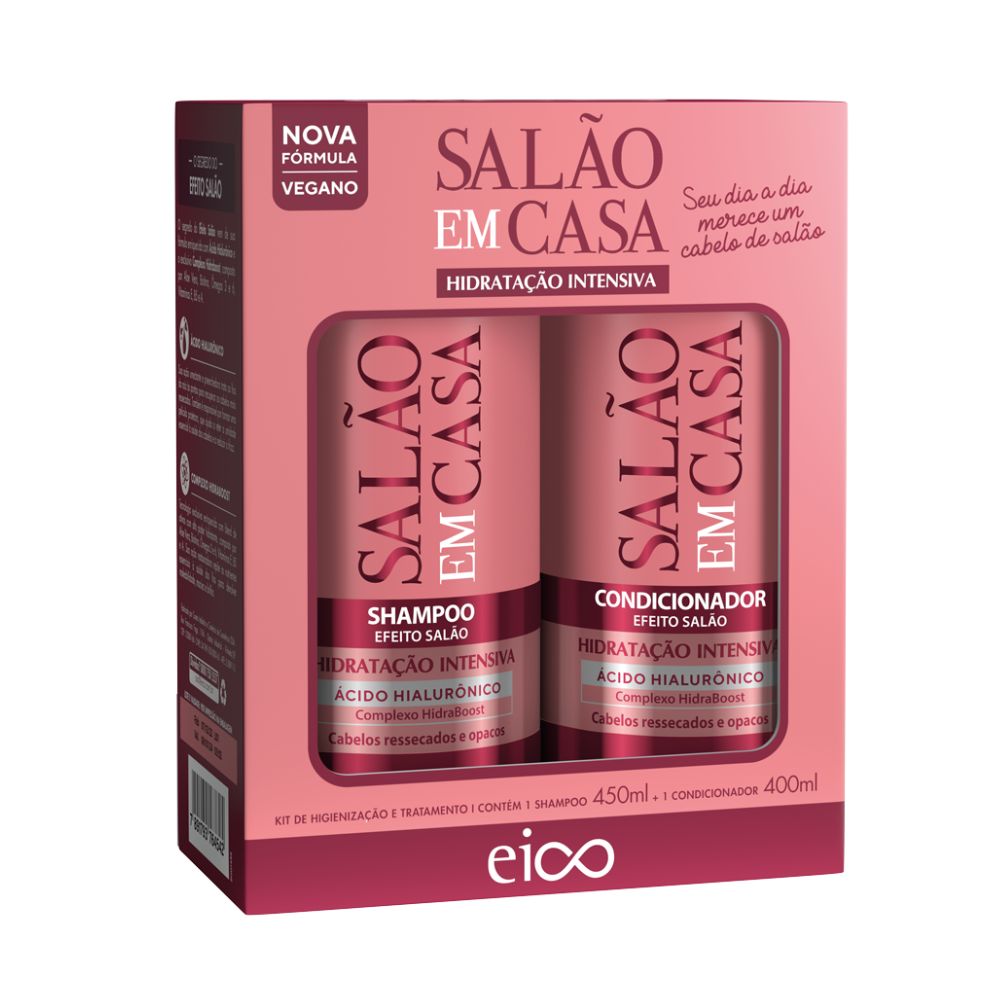 Kit Shampoo e Condicionador Eico Hidratação Intensiva