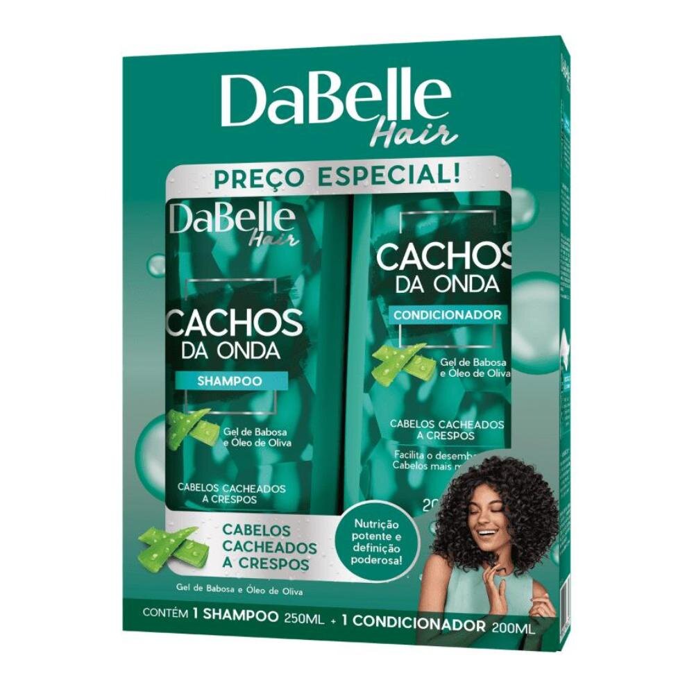 Shampoo E Condicionador DaBelle Cachos Da Onda 425ml