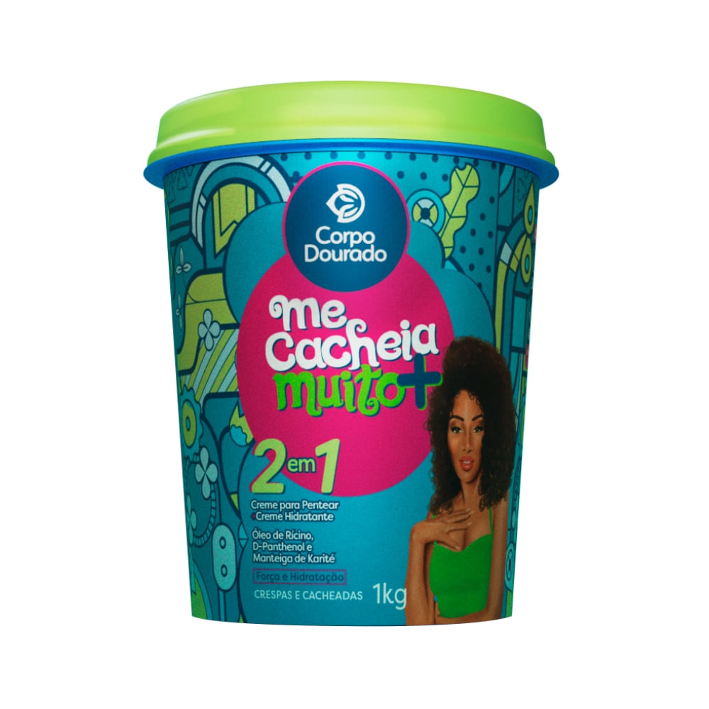 Máscara Corpo Dourado Me Cacheia Muito Mais 1kg
