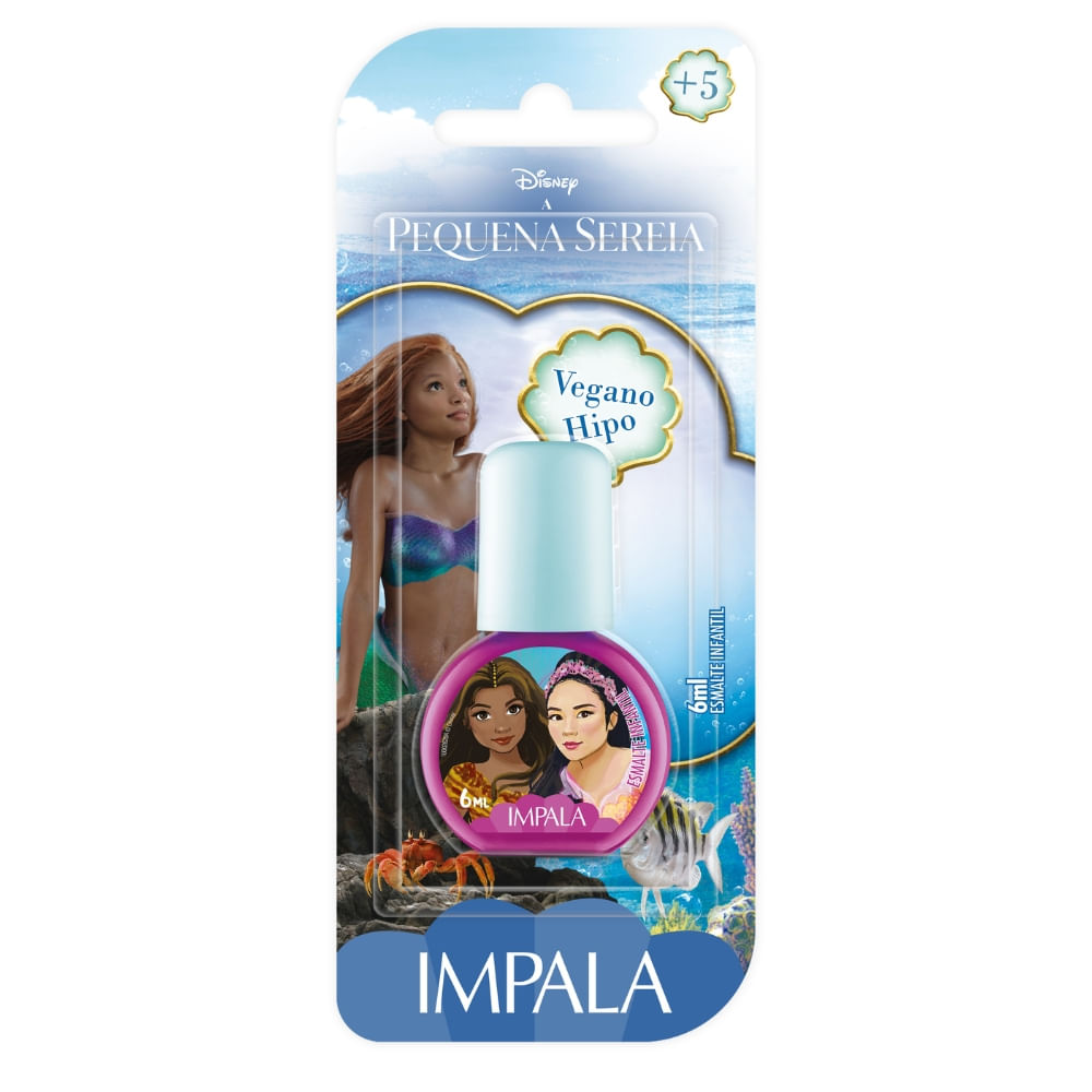 Esmalte Infantil Impala Pequena Sereia Um Oceano De Sonhos