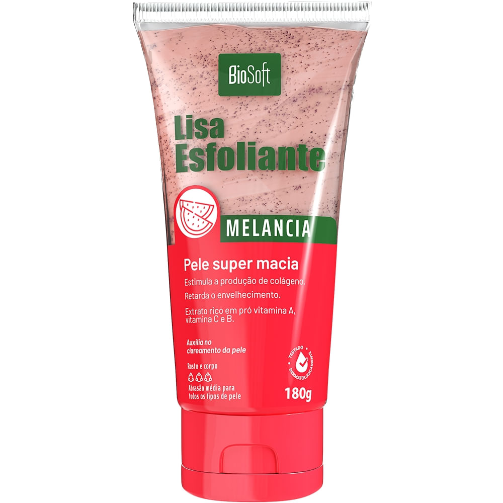 Creme Lisa Esfoliante Melancia 180g