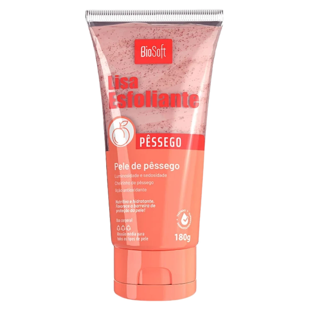 Creme Esfoliante Lisa Soft Hair Pêssego 180g