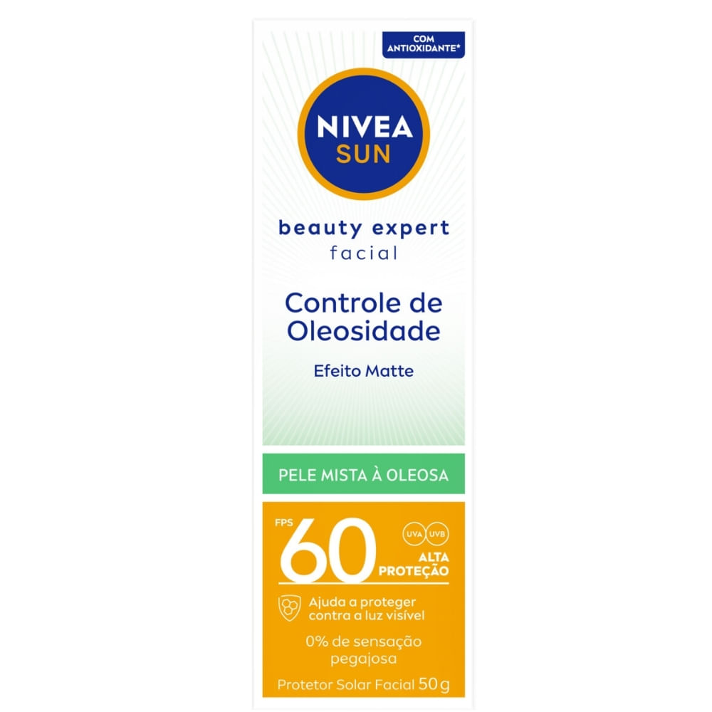 Protetor Facial Nivea Controle Oleosidade FPS60 50g