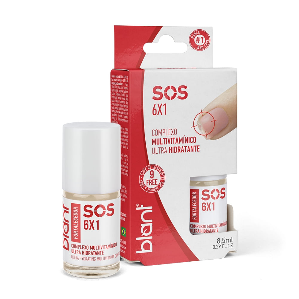 Esmalte Blant Fortalecedor SOS 6x1