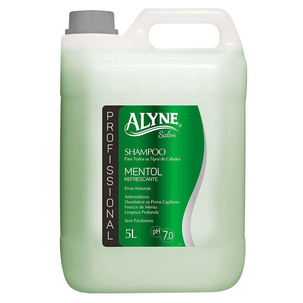 Shampoo Mentol Refrescante Alyne 5l