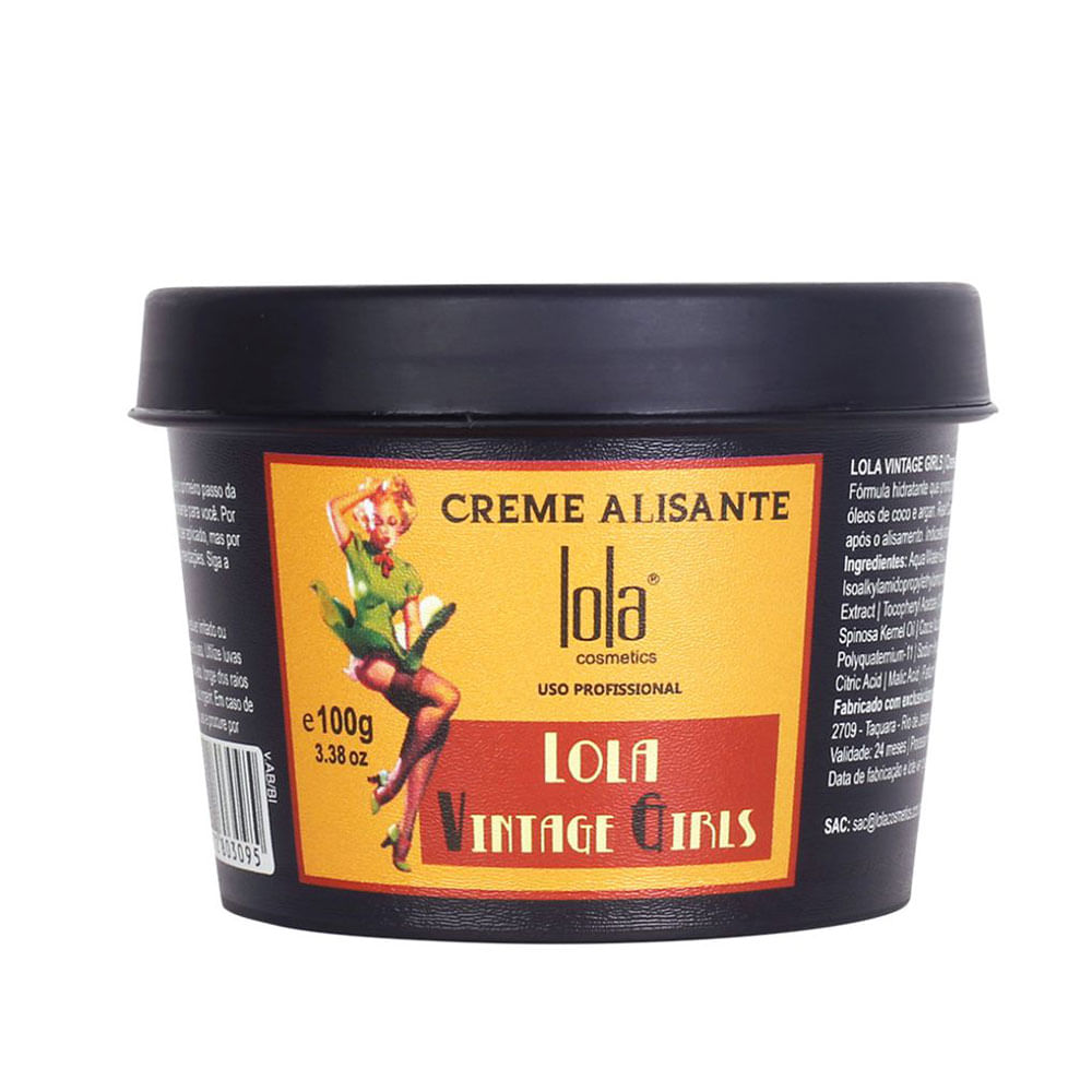 Creme Alisante Lola Vintage Girl 100g