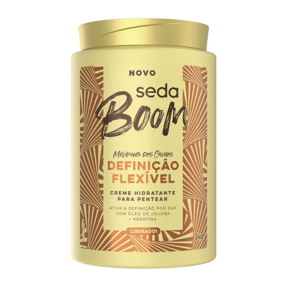 Creme De Pentear Seda Boom Definição Flexível 1kg