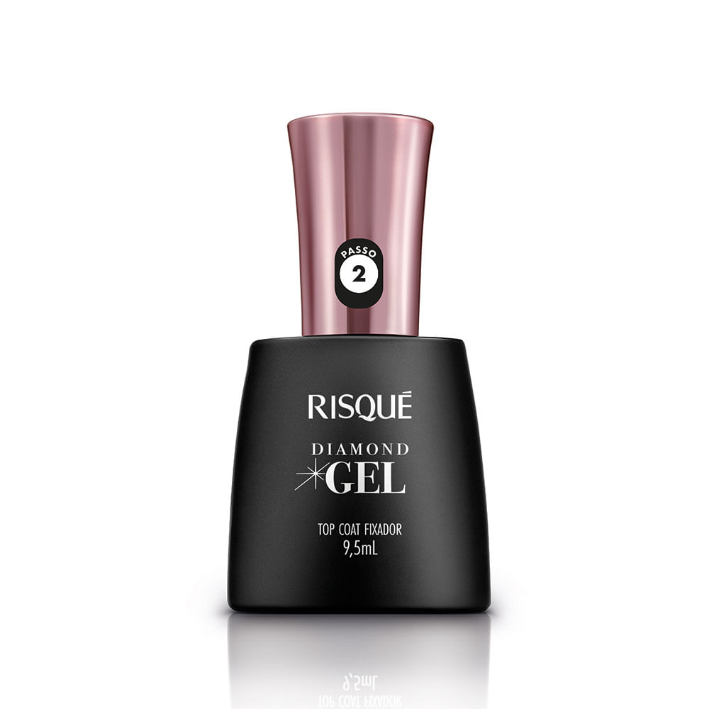 Esmalte Risqué Diamond Gel Top Coat Fixador