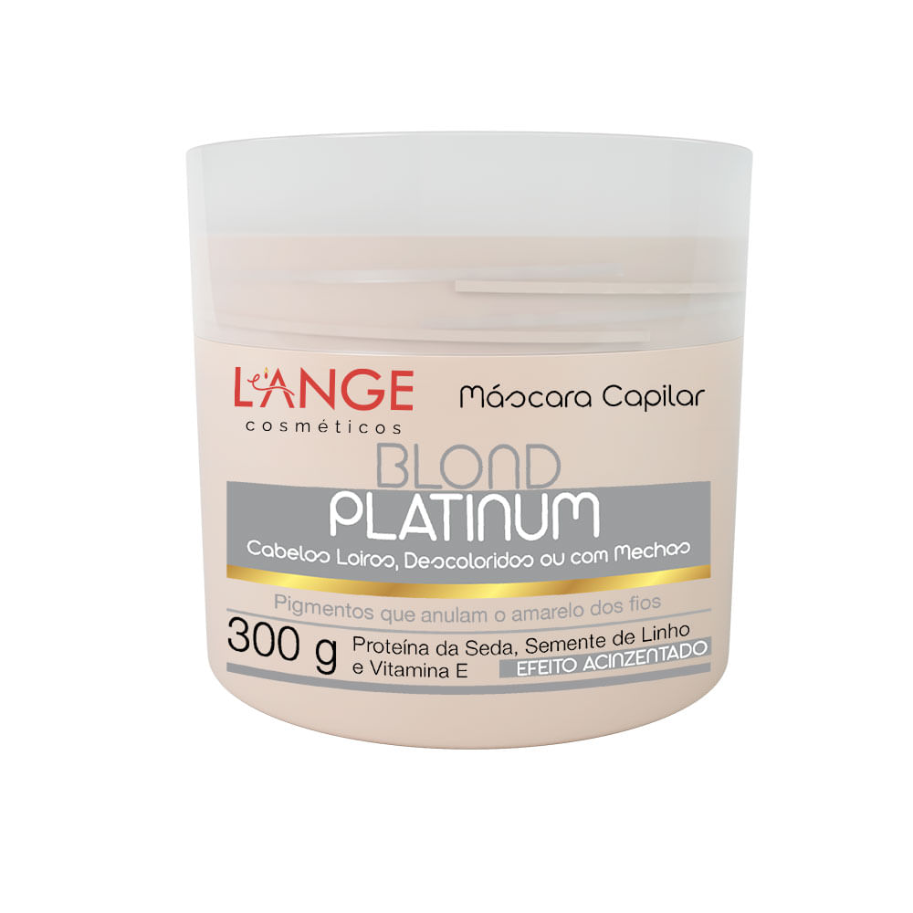 Máscara Le Ange Blond Platinum 300g