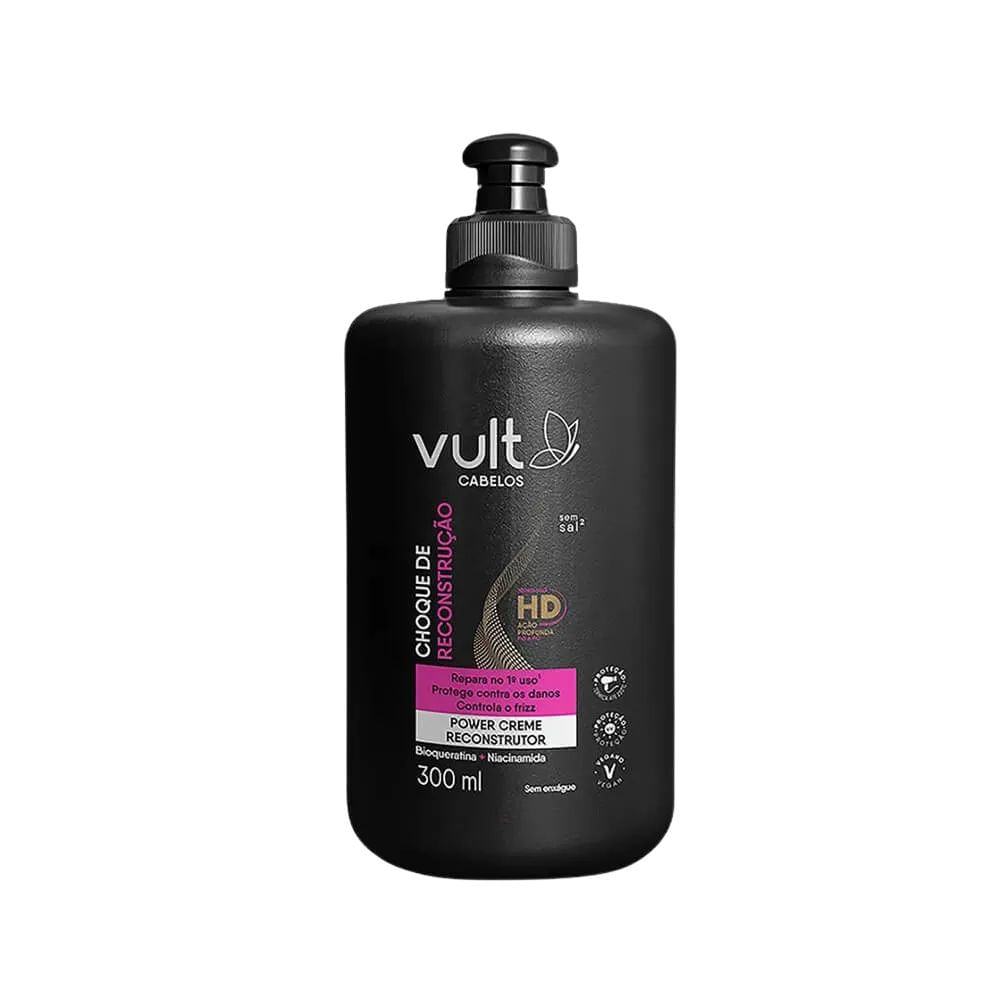 Creme De Pentear Vult Choque De Reconstrução 300ml