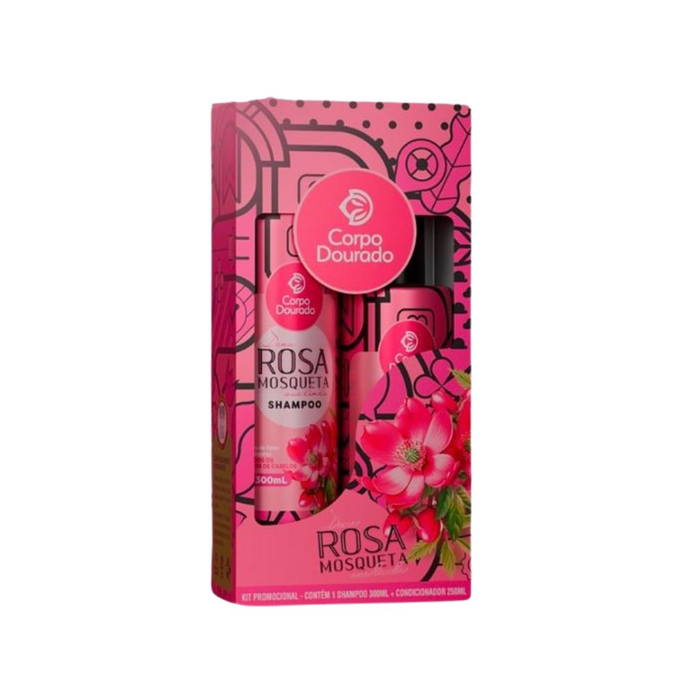 Shampoo + Condicionador Corpo Dourado Dona Rosa Mosqueta