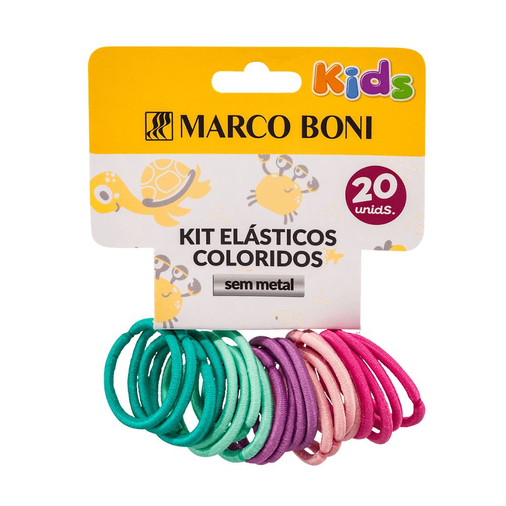 Kit Marco Boni Elásticos Coloridos Ref: 8158