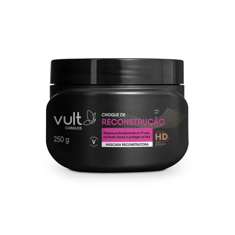 Máscara Vult Choque De Reconstrução 250g