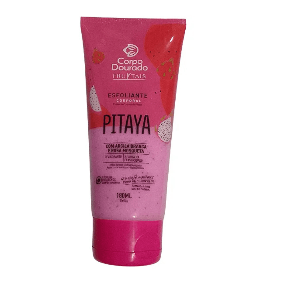 Esfoliante Corpo Dourado Pitaya Rosa Mosqueta 180ml