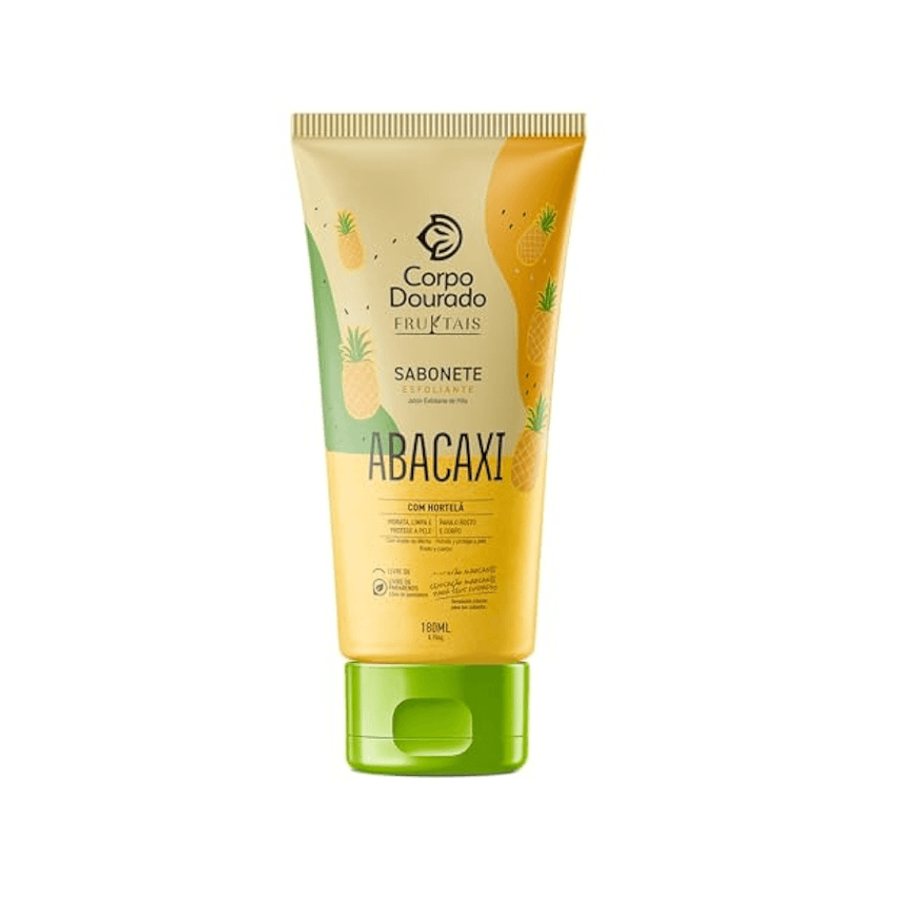 Creme Esfoliante Corpo Dourado Fruktais Abacaxi 180ml