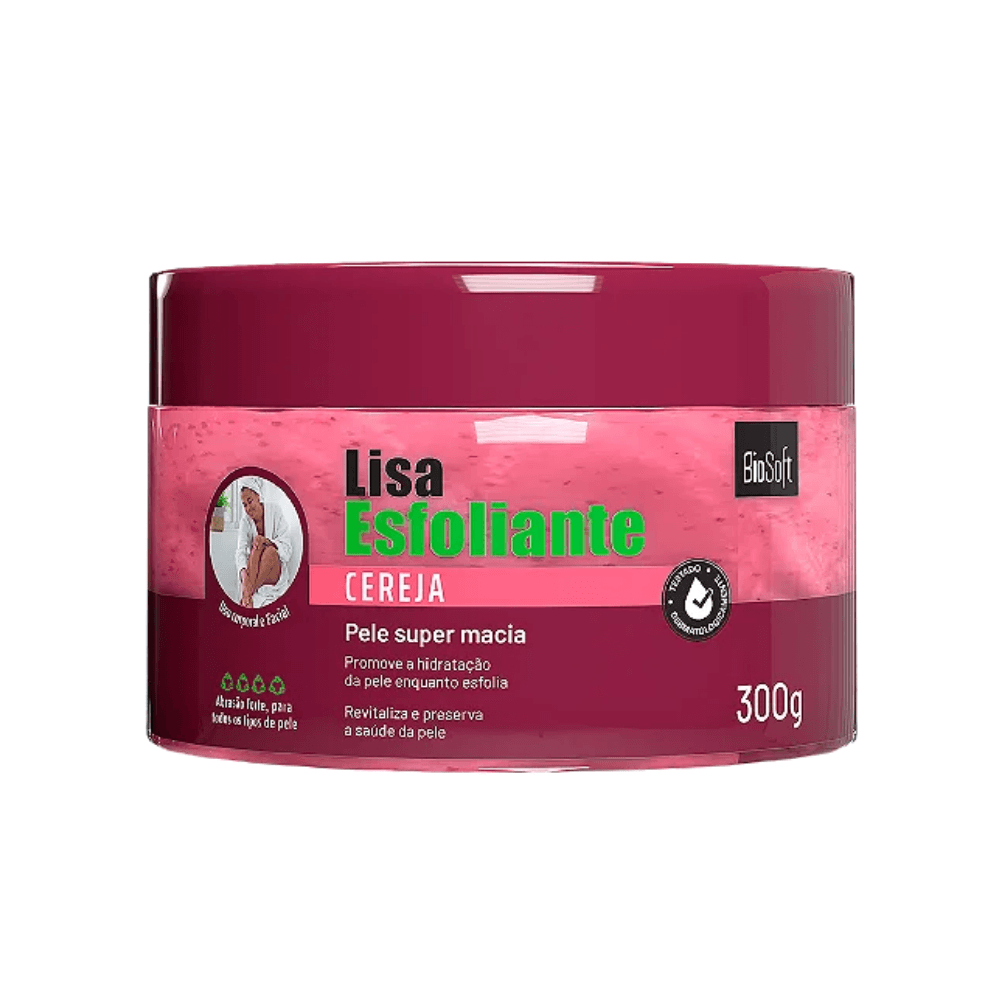 Creme Bio Soft Esfoliante de Cereja 300g