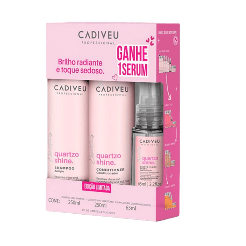 Kit Cadiveu Quartzo Shine Sérum