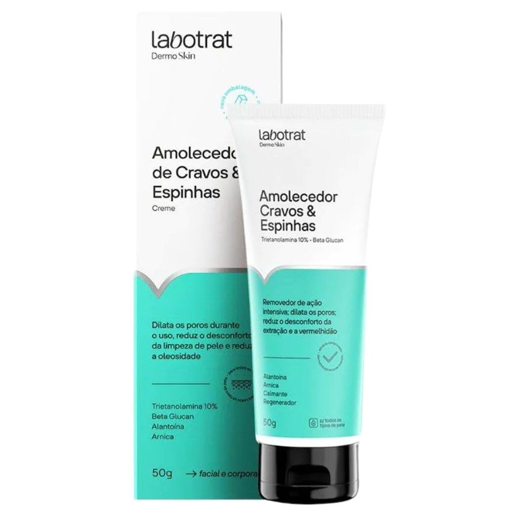 Creme Amolecedor De Cravos E Espinhas Labotrat 50g
