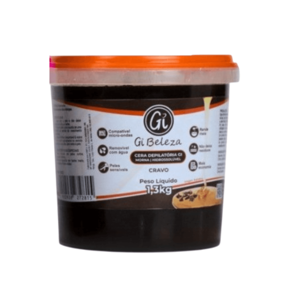 Cera Depilatória Gi Cravo 1300g - Iap! Cosméticos
