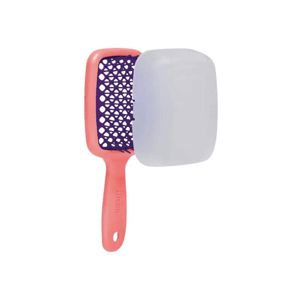 Escova Ricca Flex Go Coral