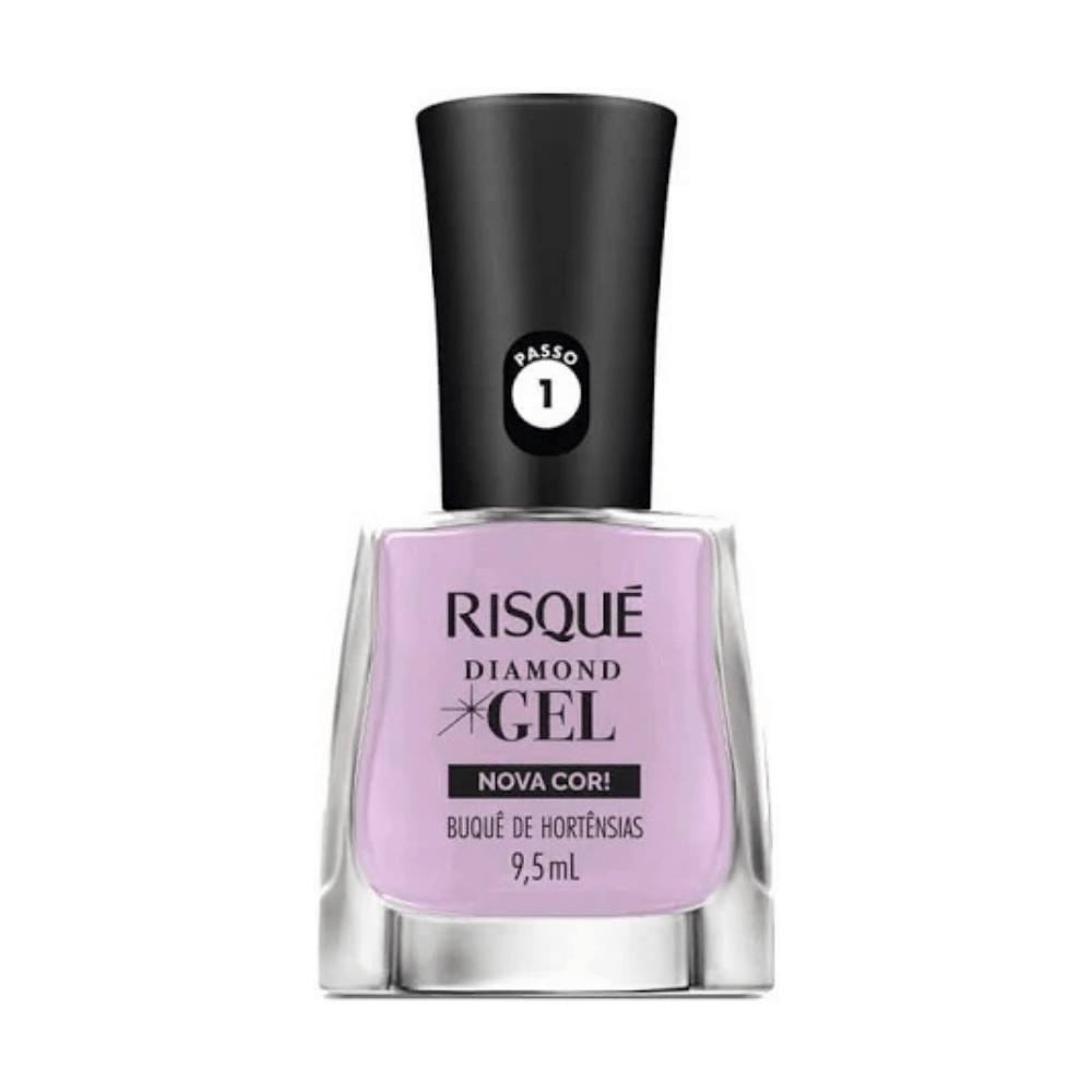 Esmalte Risque Diamond em Gel Buque Hortensia