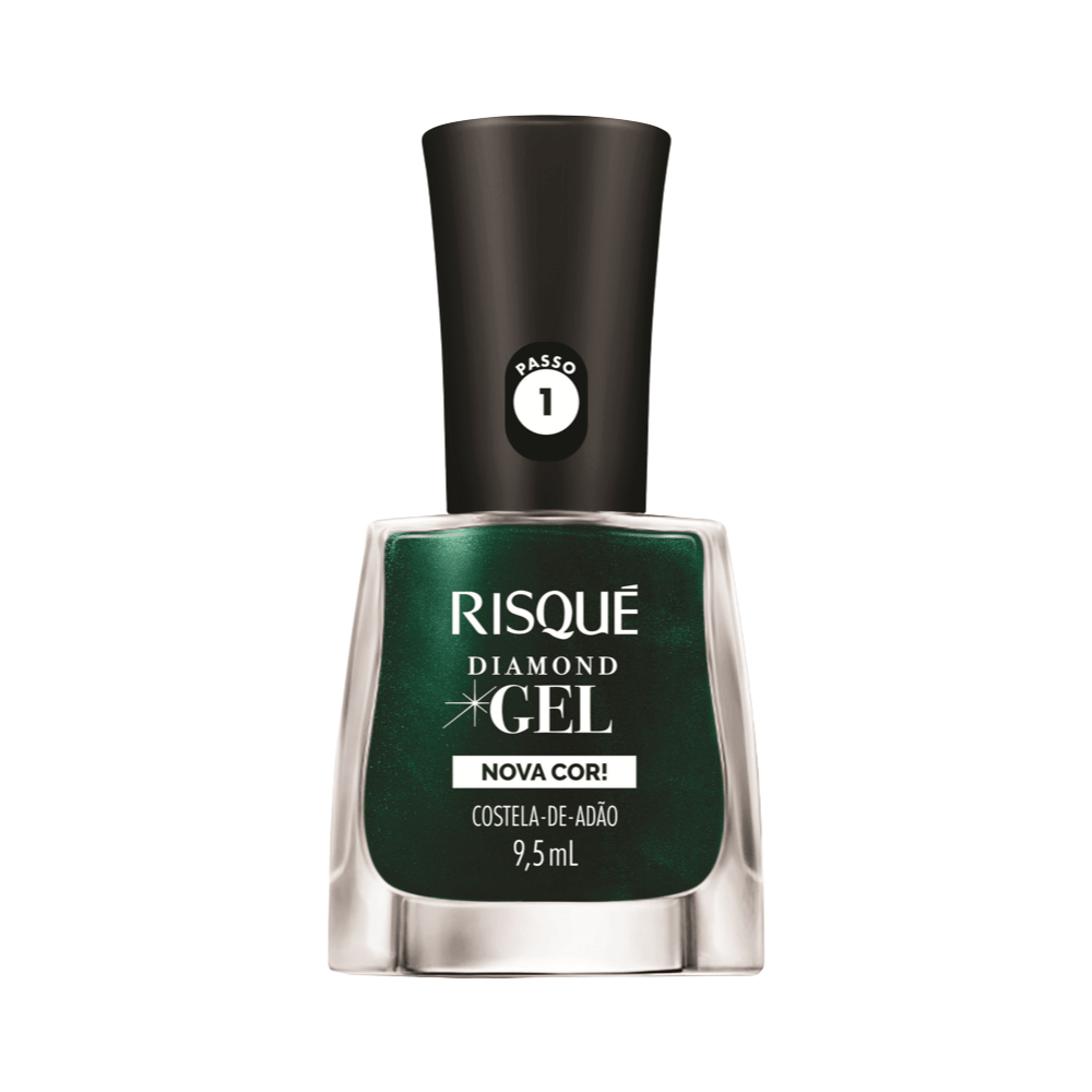 Esmalte Risqué Diamond Gel Costela-de-Adão