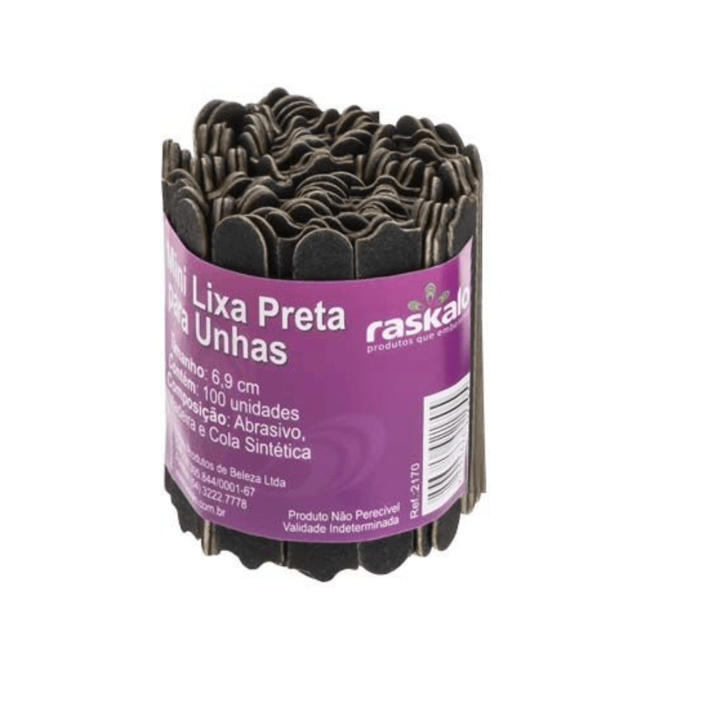 Lixa Preta Raskalo C/100uni