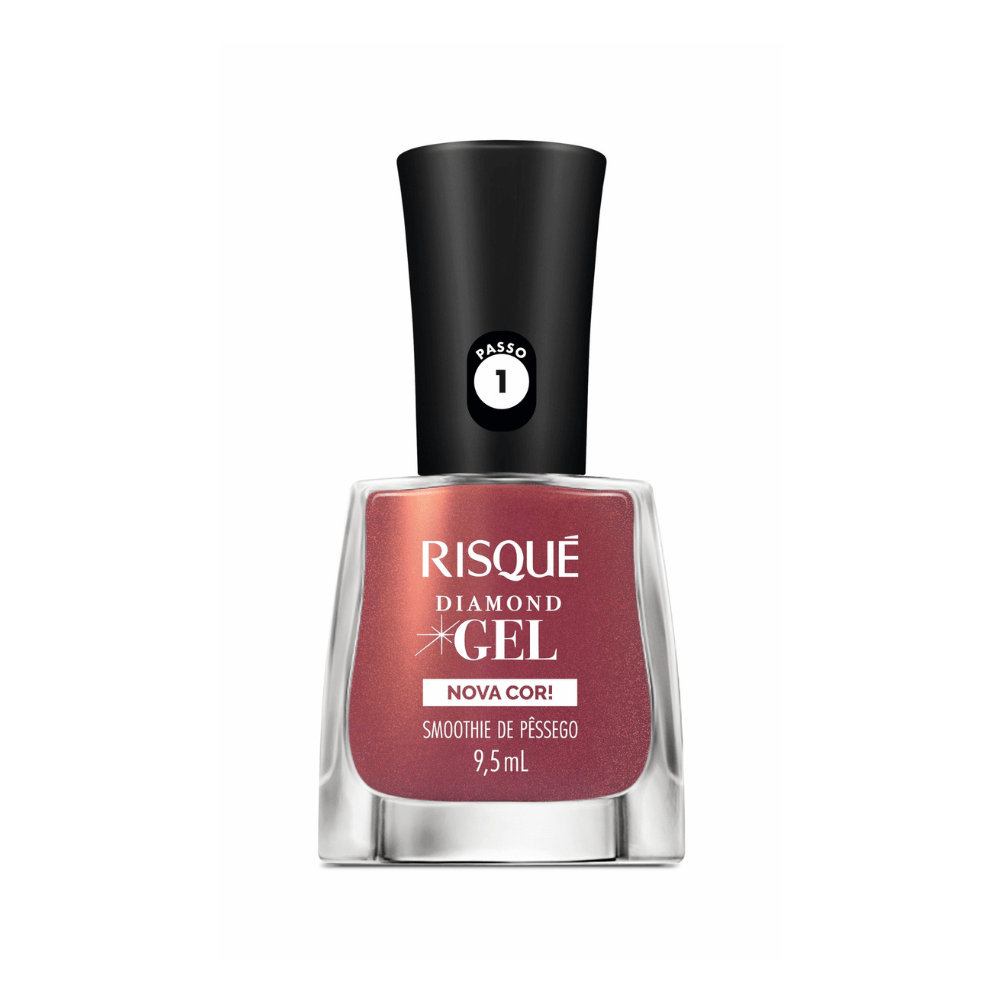 Esmalte Risqué Diamond Gel Smoothie de Pêssego