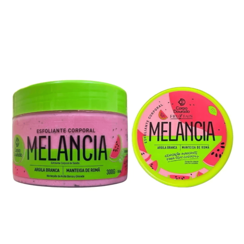 Creme Esfoliante Corpo Dourado Fruktais Melancia 300g