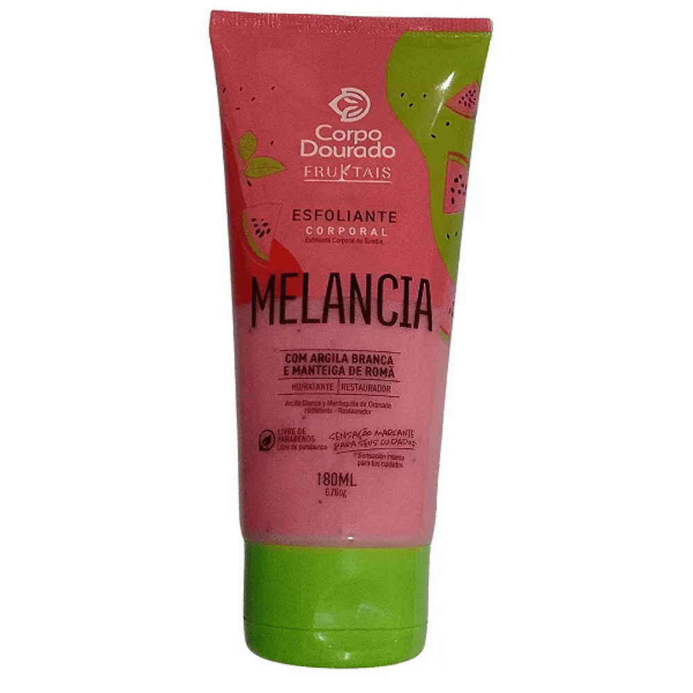 Creme Esfoliante Corpo Dourado Fruktais Melancia 150g