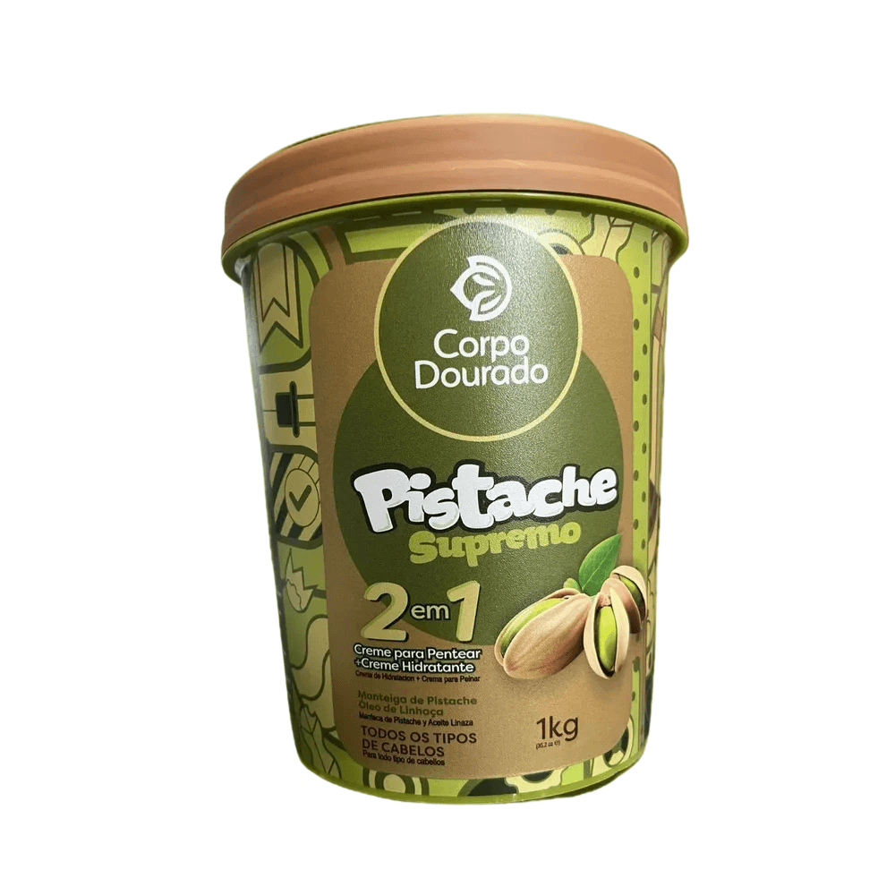 Máscara Corpo Dourado Pistache Supremo 1kg