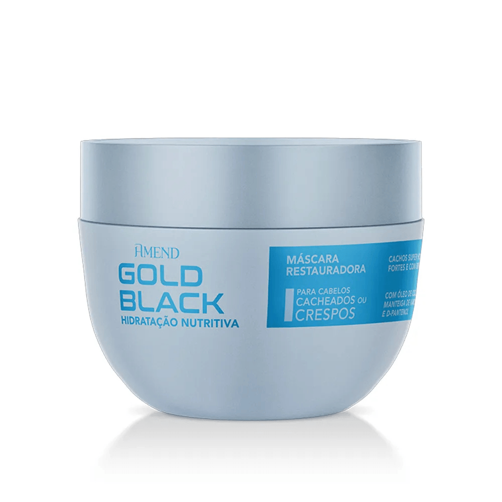 Máscara Restauradora Amend Gold Black Hidratação 250g