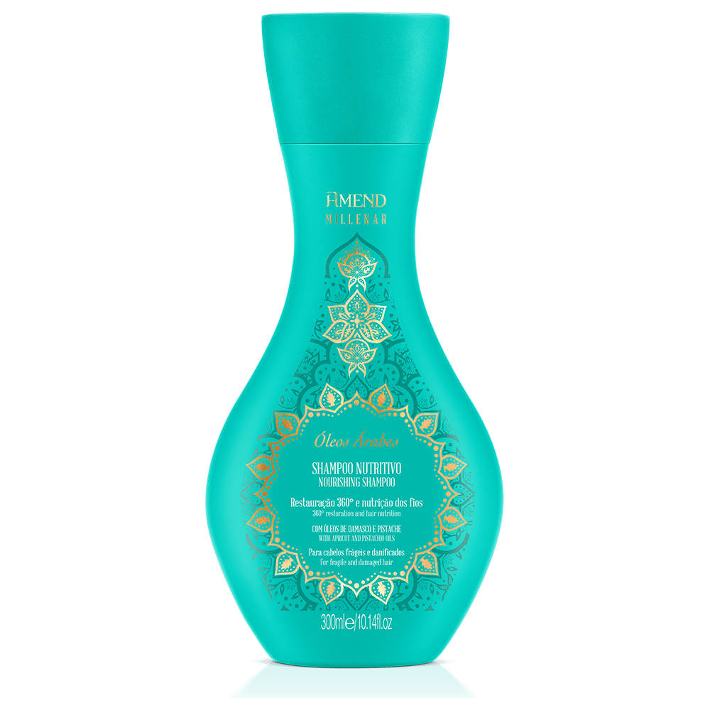 Shampoo Nutritivo Amend Millenar Óleos Árabes 300ml