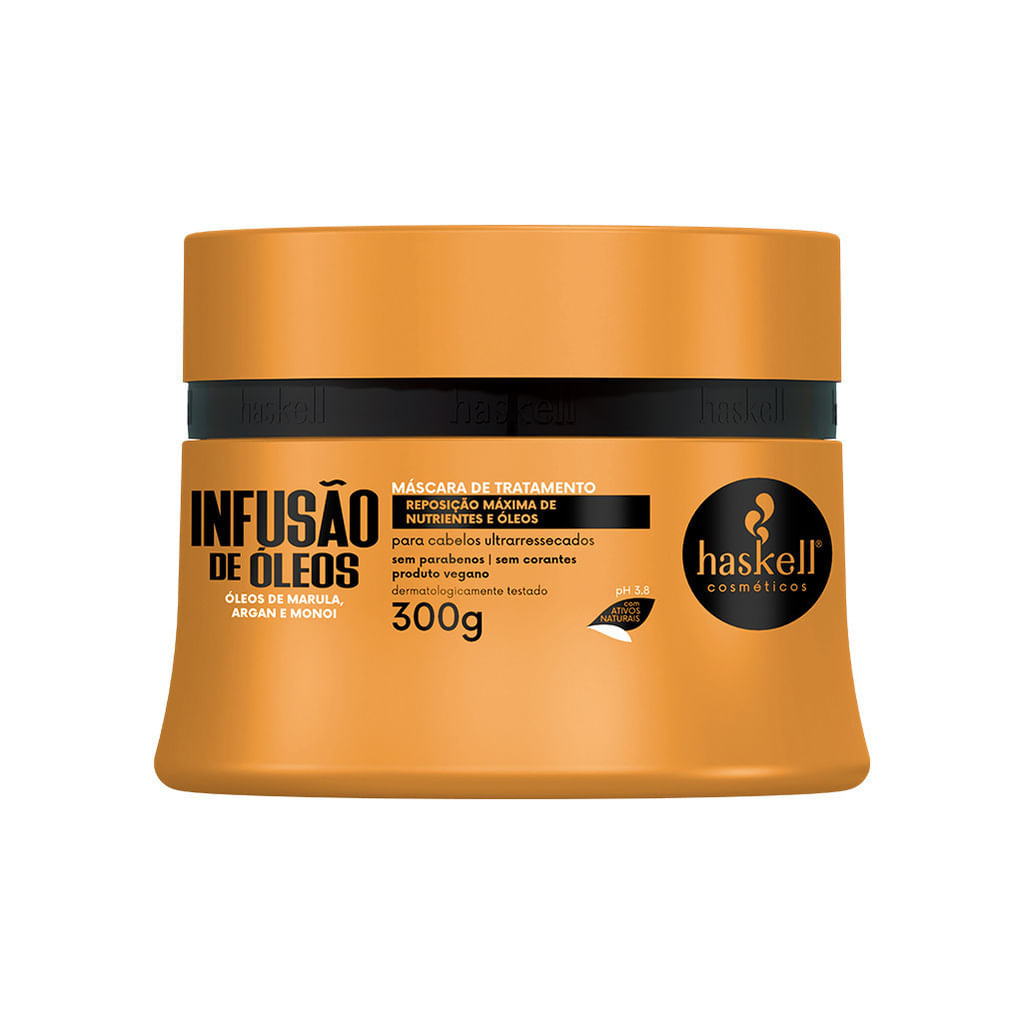 Máscara Haskell Infusão De Óleos 300g