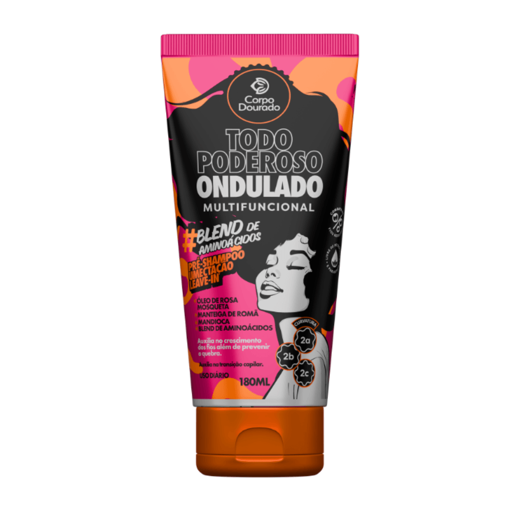 Leave-in Dourado Ondulado 180ml
