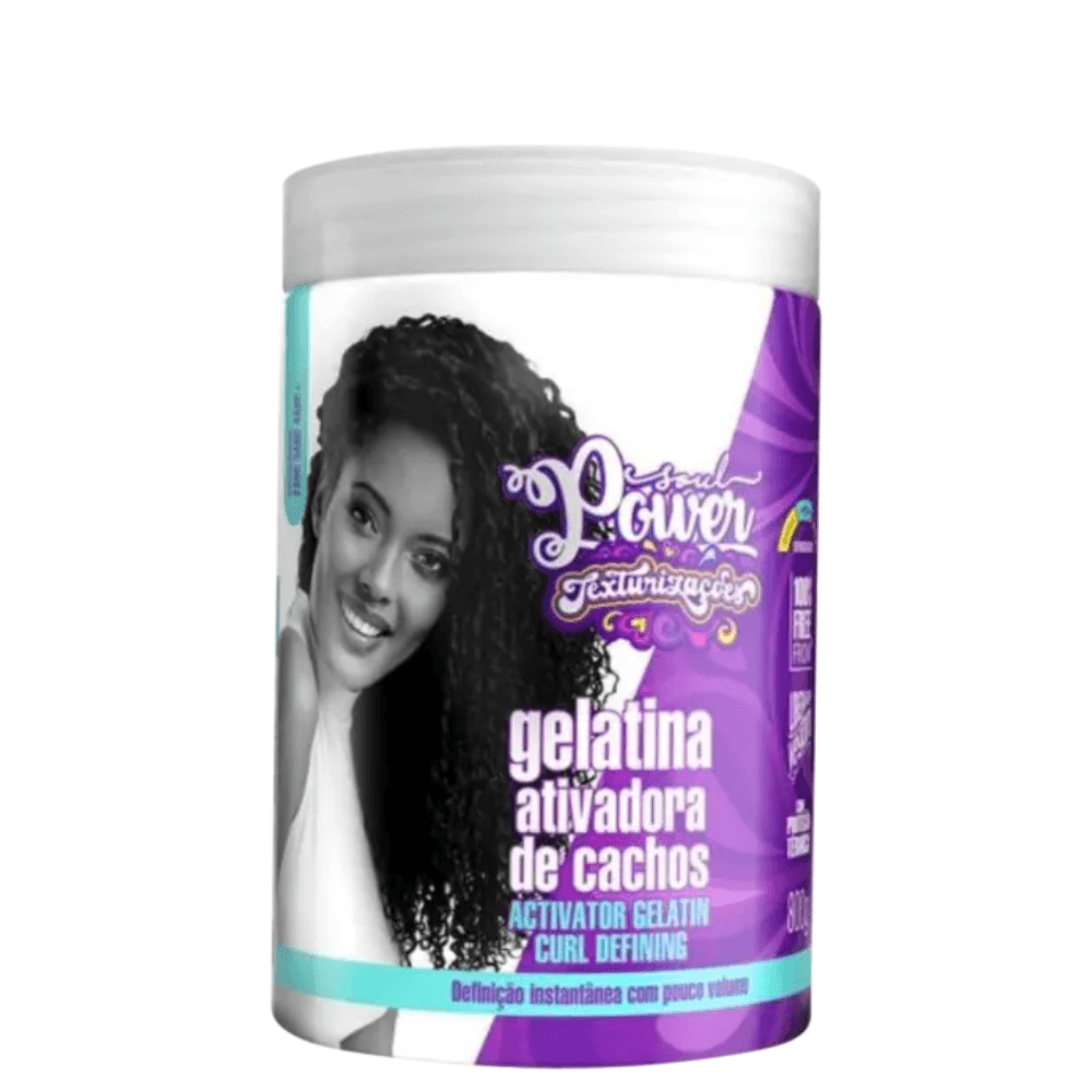 Gelatina Ativadora De Cachos Soul Power 800g