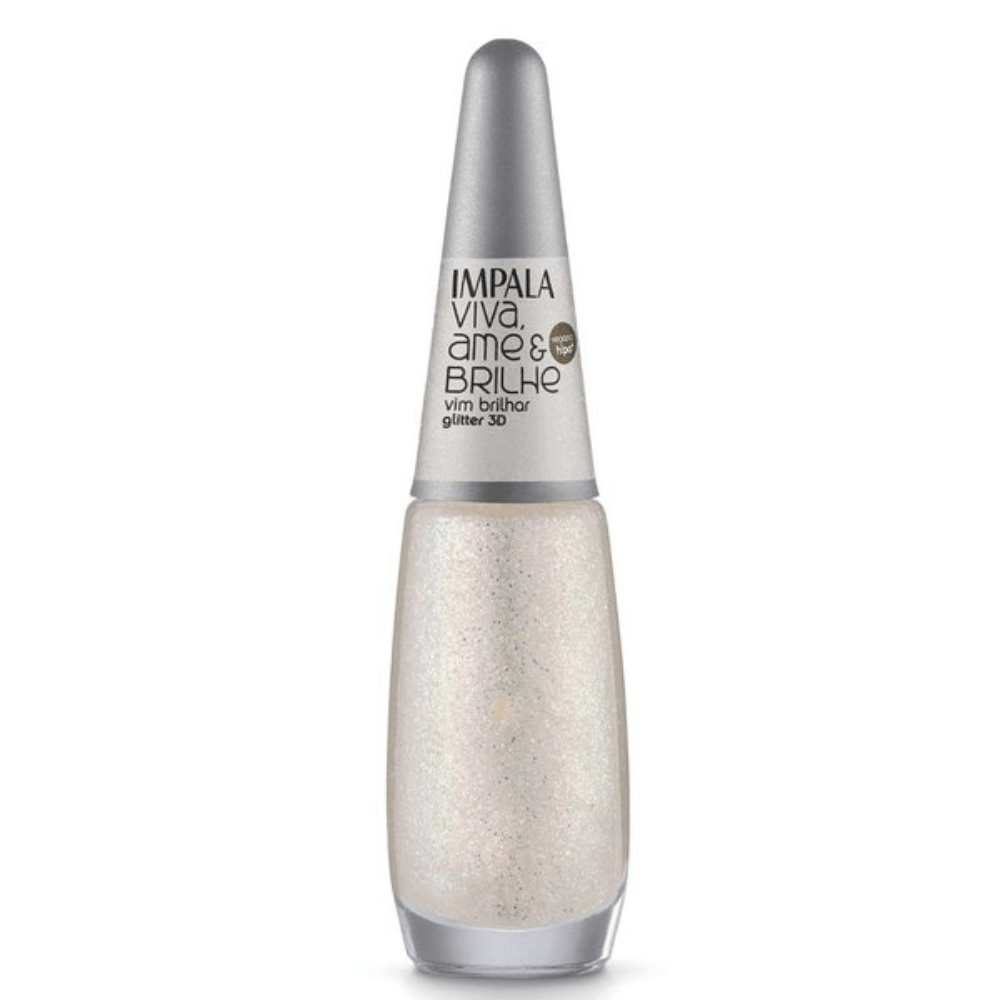 Esmalte Impala Viva Ame & Brilhe Vim Brilhar Glitter