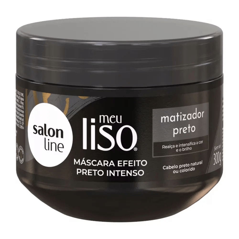 Máscara Salon Line Meu Liso Matizadora Preta 300g